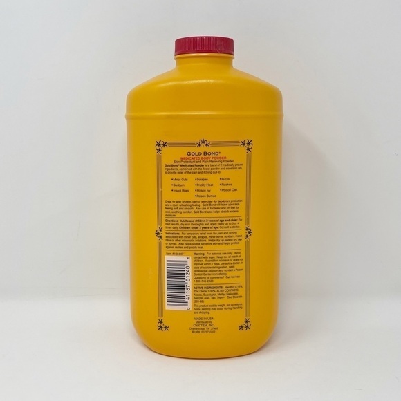 TALC Gold Bond Original Strength Body Powder Medicated with TALC - Picture 2 of 5
